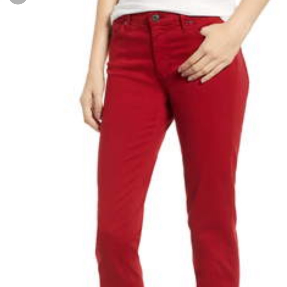 Red AG skinny jeans